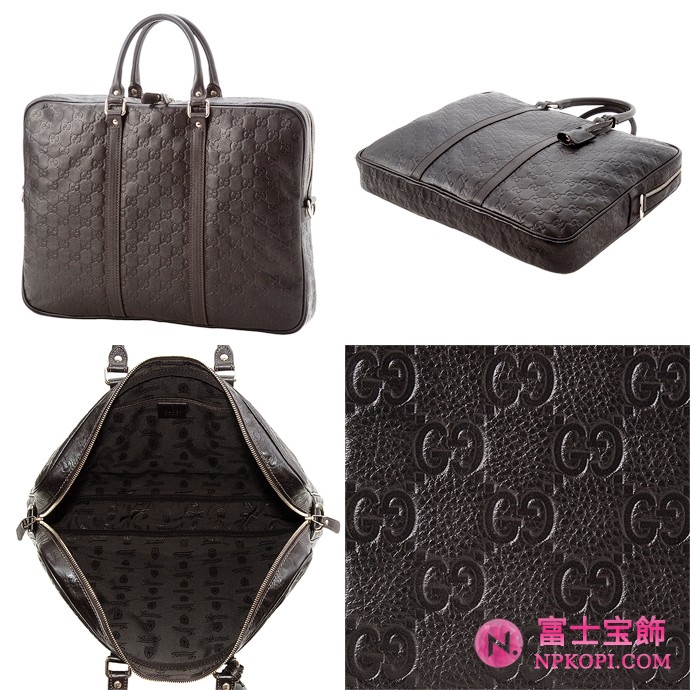 GUCCI/グッチ JOY グッチシマGG柄GG柄南京錠付きビジネスバッグ 201480 BEG1G 2145 